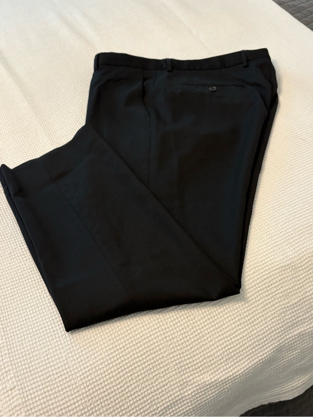 Hugo Boss Men's Black Dress Trousers